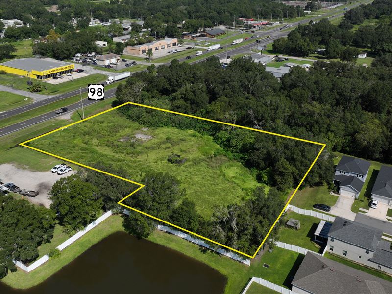 US 98 N Lakeland Commercial Land : Lakeland : Polk County : Florida