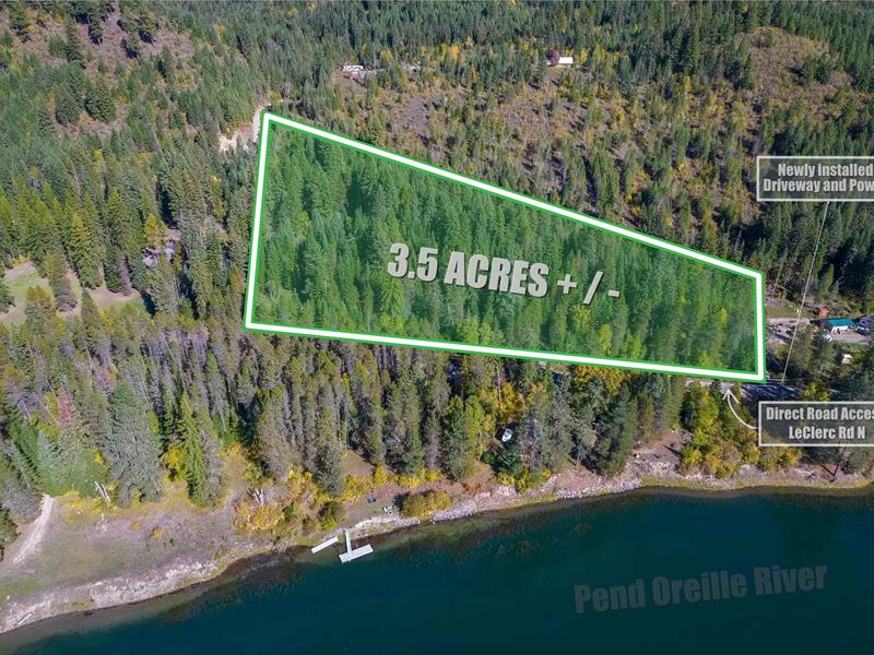3.5 Ac in Pend Oreille County, WA : Selkirk : Pend Oreille County : Washington