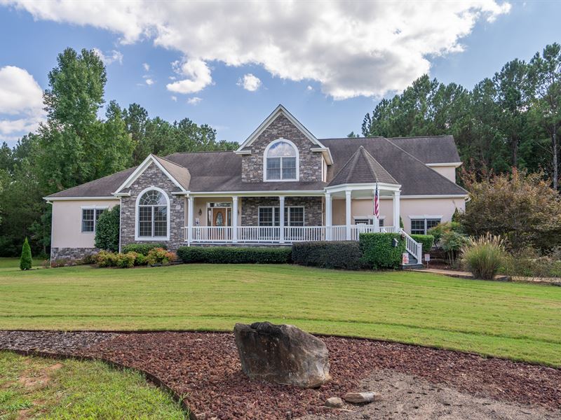 Private Home on 16 Acres : Mansfield : Newton County : Georgia
