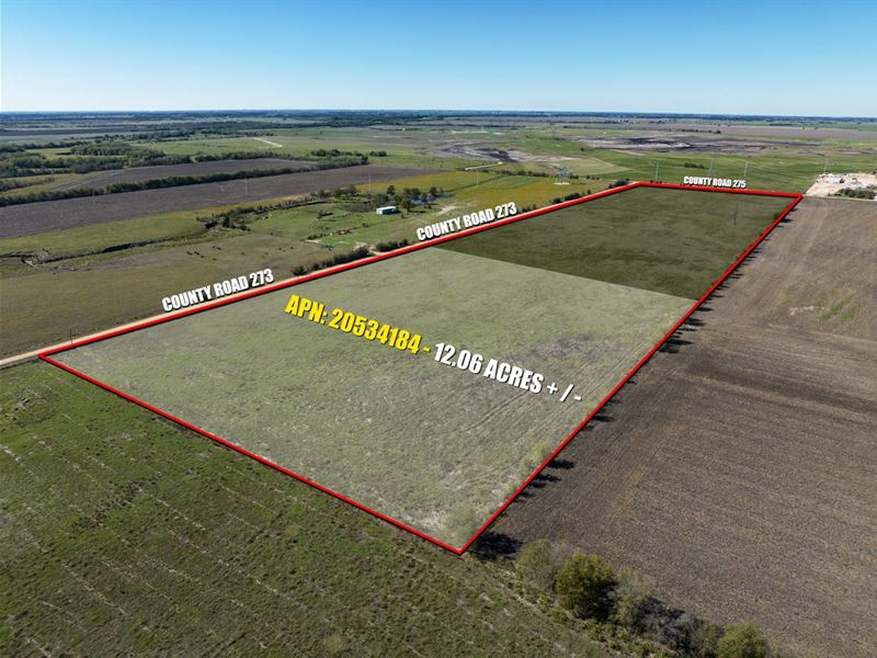 Own 12.06 Acre Ranchette in TX : Cameron : Milam County : Texas