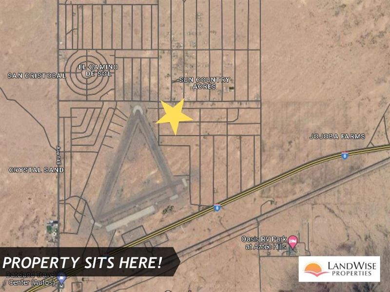 You Found Your Desert Oasis : Dateland : Yuma County : Arizona