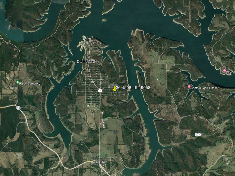 Natures Playground, Land Near Lake : Diamond City : Boone County : Arkansas