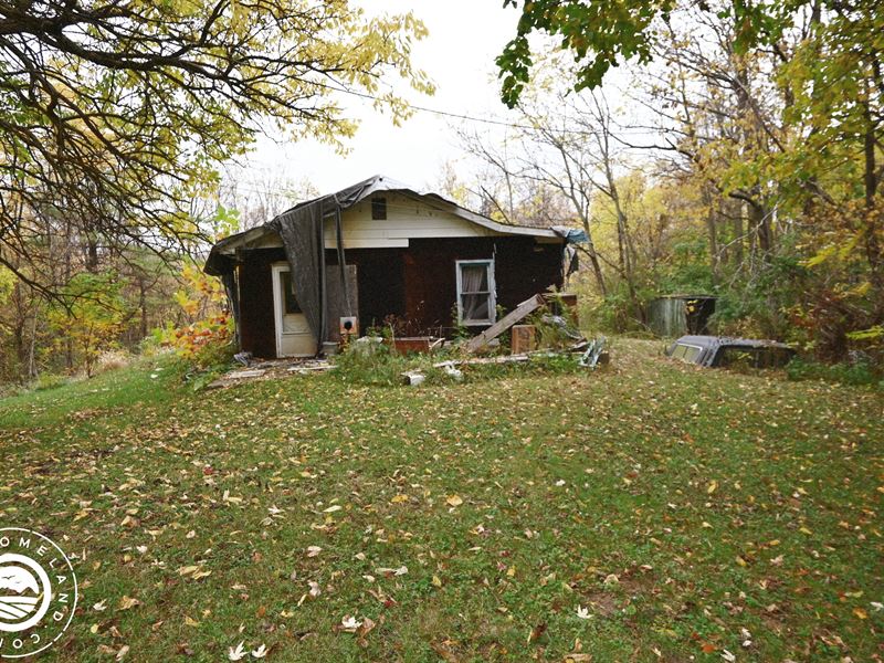 .99 Acre with a Fixer Upper House : Knightstown : Henry County : Indiana