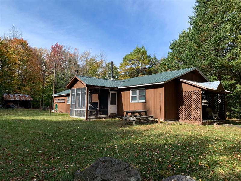 At Home in The Adk Park : Lowville : Lewis County : New York