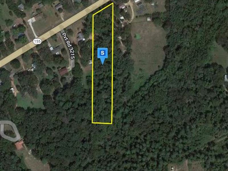2.87 Acres in Upshur County, Texas : Gilmer : Upshur County : Texas