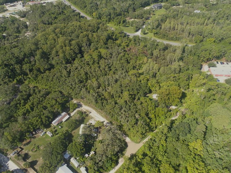 With Power & Gravel Road Access : New Port Richey : Pasco County : Florida