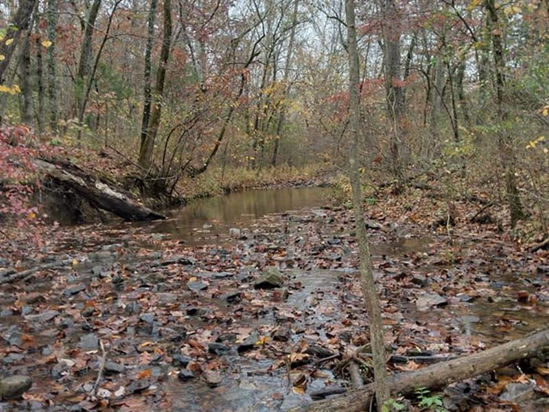 Creekside Double Lot in Ozark Acres : Ozark Acres : Sharp County : Arkansas