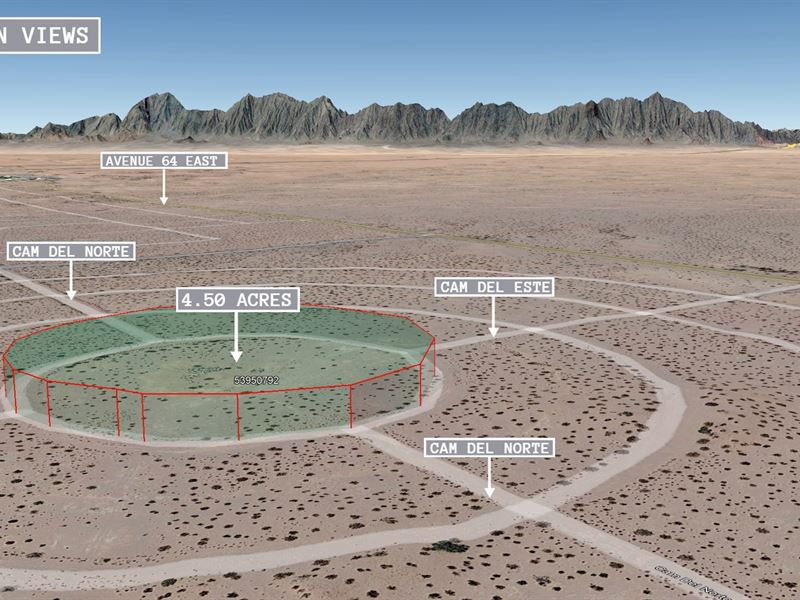 4.5 Acres in Dateland, $400/Month : Dateland : Yuma County : Arizona