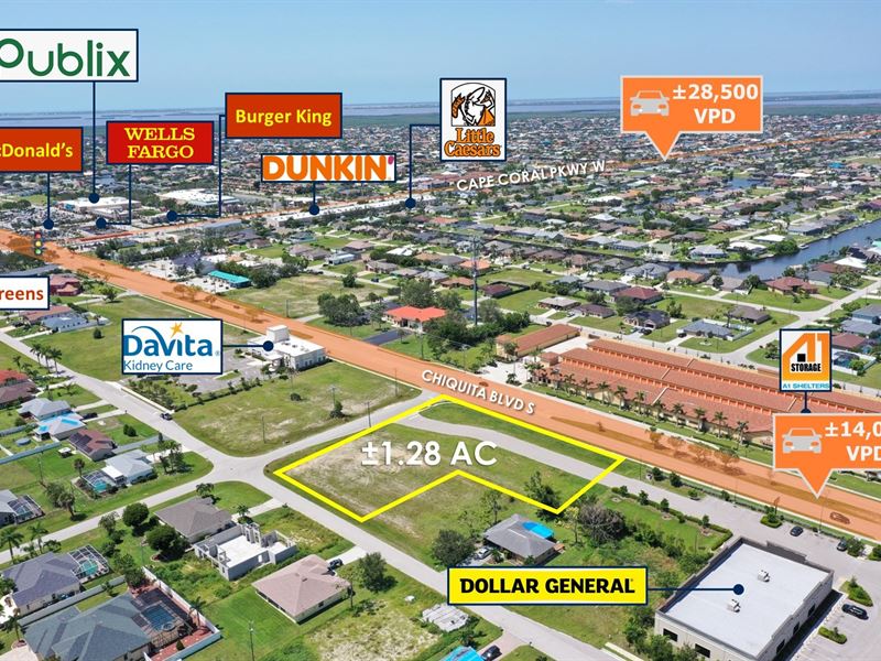 Fort Myers Dollar General Adjacent : Cape Coral : Lee County : Florida