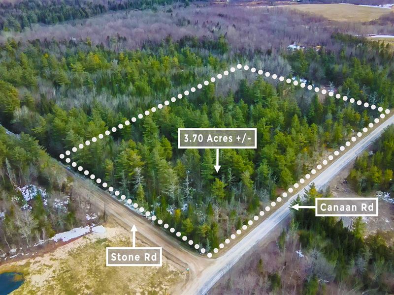 3.7 Ac 50 Min From Lake Champlain : Ellenburg Depot : Clinton County : New York