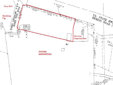 7.5 Acres Commercial Land Bemiss Rd : Valdosta : Lowndes County : Georgia