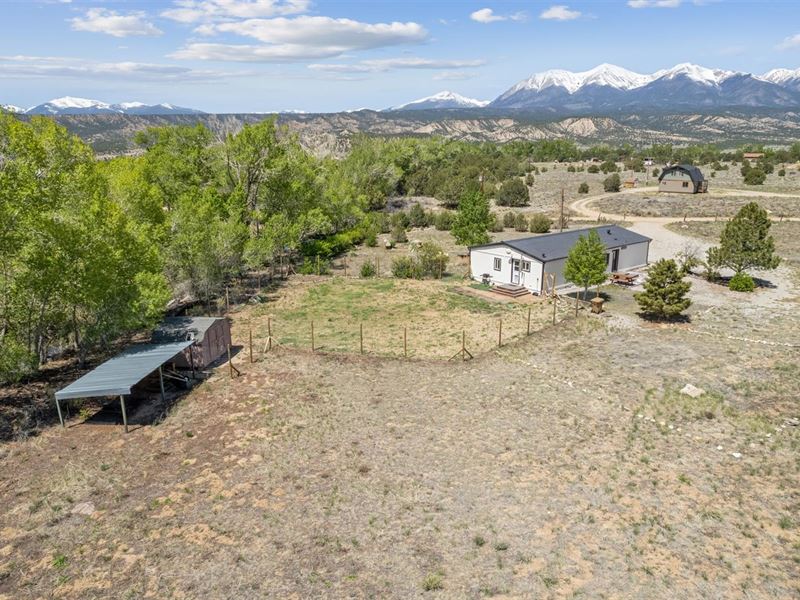 Beautiful Ranch Style on 4.84 Acres : Salida : Chaffee County : Colorado