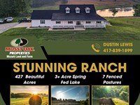 Stunning Ranch : Ava : Douglas County : Missouri