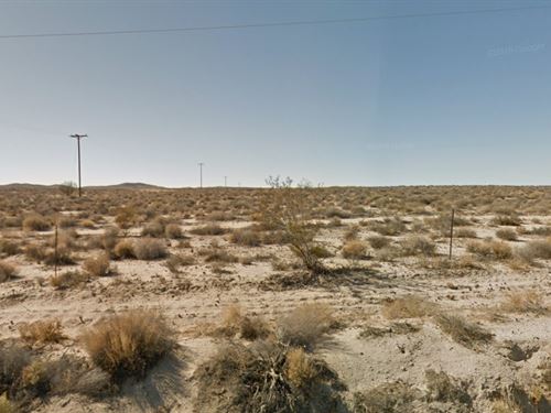 Rural High Desert Land Near Boron : East Kern : Kern County : California