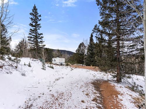 6.45 Acres with Creek and Power : Cripple Creek : Teller County : Colorado