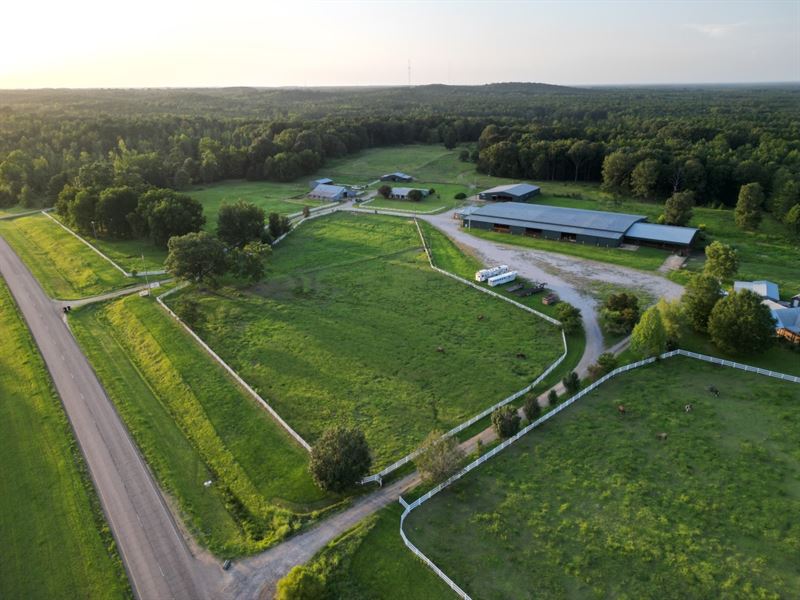 43.9 Acres with A Home in Oktibbeha : Maben : Oktibbeha County : Mississippi