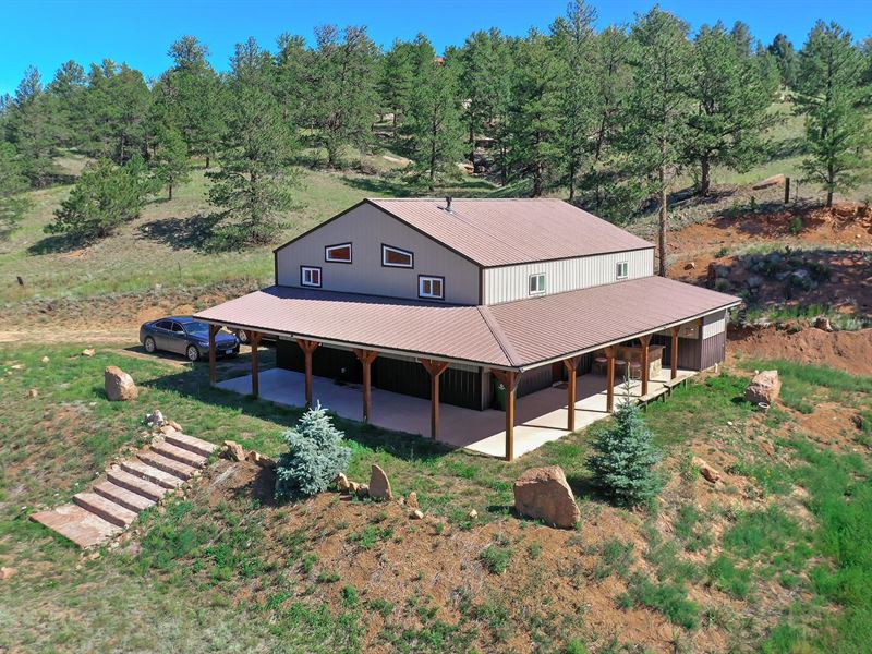Colorado Barndominium for Sale : Florissant : Teller County : Colorado