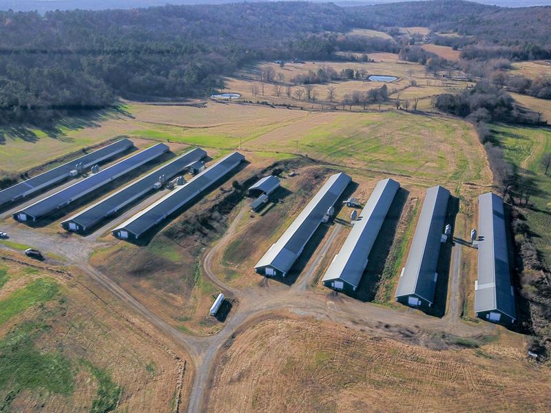 119 AC 8 House Broiler Farm : Paris : Logan County : Arkansas
