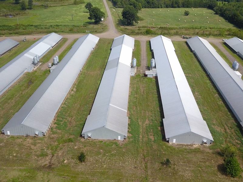 Arkansas Poultry Farms for Sale : Waldron : Scott County : Arkansas
