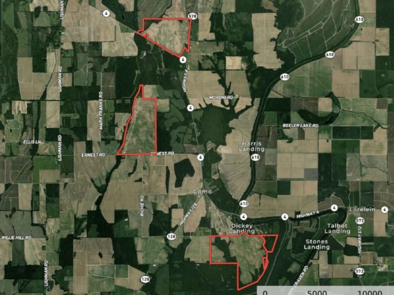 La, Franklin 1077 Acres : Winnsboro : Franklin Parish : Louisiana