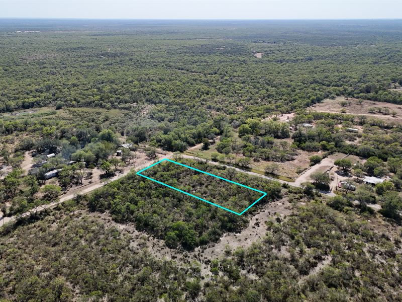 .64 AC in Tx, City Access, No HOA : Christine : Atascosa County : Texas