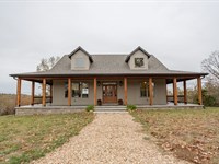 152 Acres And New Home On Bull Shoa : Pontiac : Ozark County : Missouri