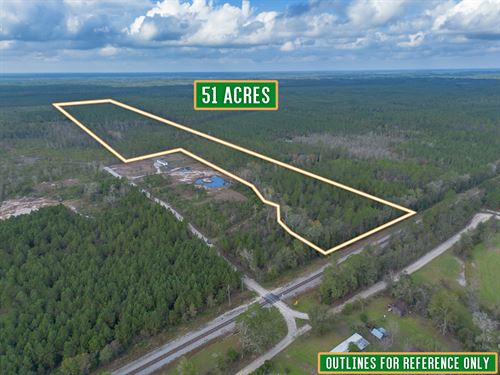 51 Acres for Private Retreat : Nahunta : Brantley County : Georgia