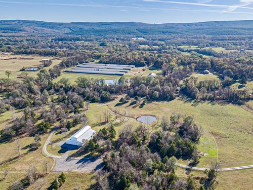 Wayne Farms 4 House Broiler Farm : Ola : Yell County : Arkansas