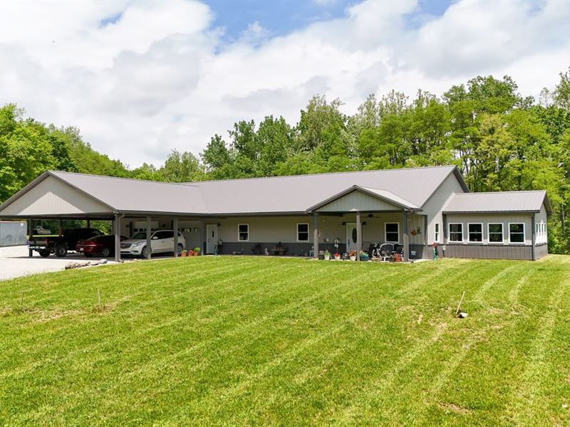 Brand New Home for Sale with Acreag : Peru : Miami County : Indiana