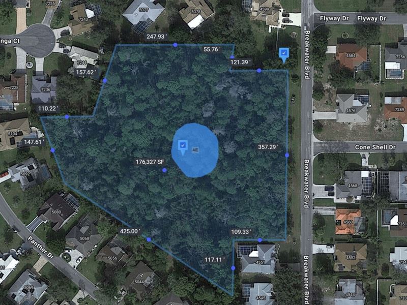 Rare 4.4 Acres in Springhill : Spring Hill : Hernando County : Florida
