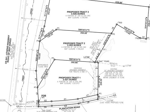 1 of 3 North Morgan County Adjacent : Madison : Georgia