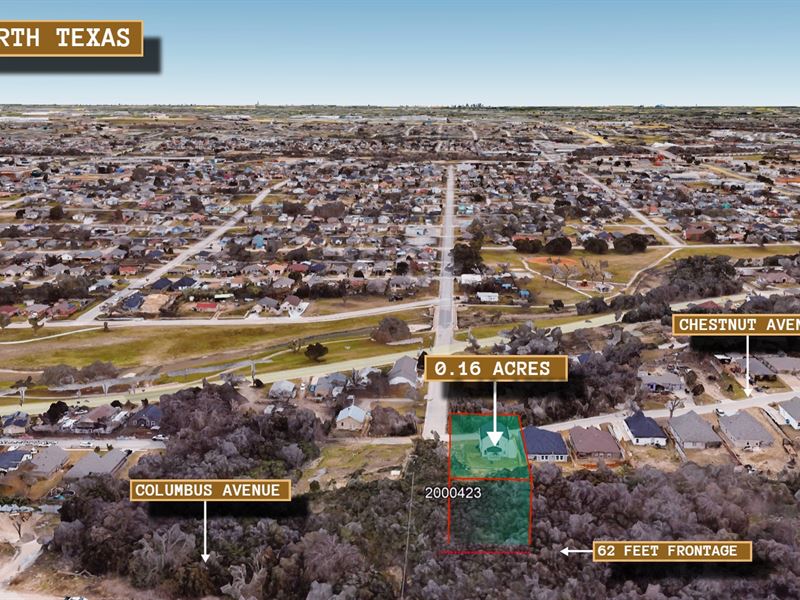 .16 Acre in Fort Worth, $400/Mo : Fort Worth : Tarrant County : Texas