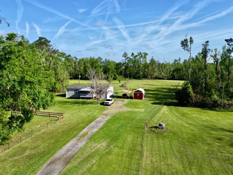 Greenville Home and 5 Acres : Greenville : Madison County : Florida
