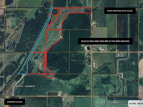 122 Kankakee River Frontage : Hamlet : Starke County : Indiana