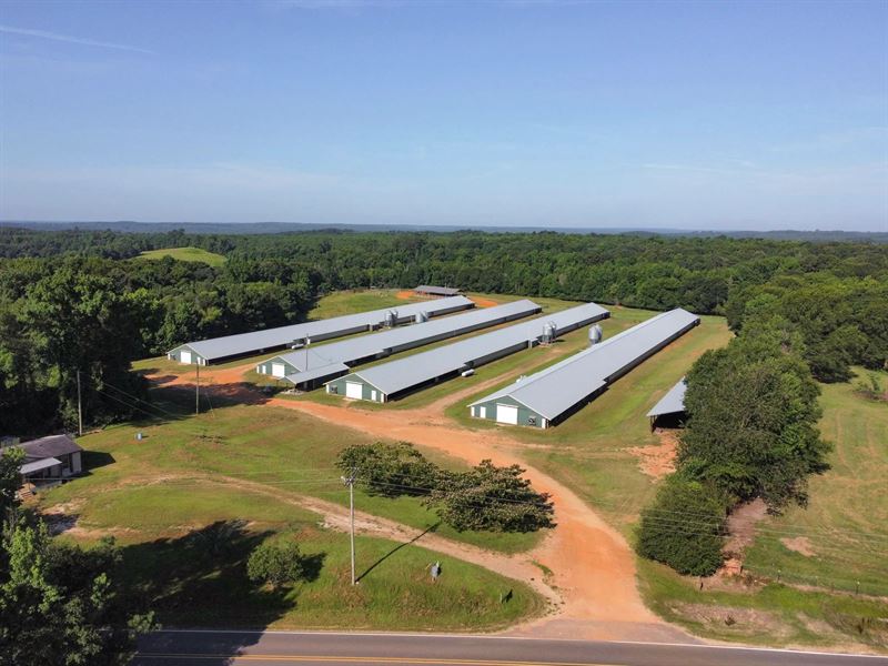 Poultry Farm for Sale in Dubach, LA : Dubach : Lincoln Parish : Louisiana