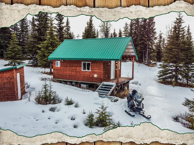 Recreational Cabin in The Caribou : Ninilchik : Kenai Peninsula Borough : Alaska