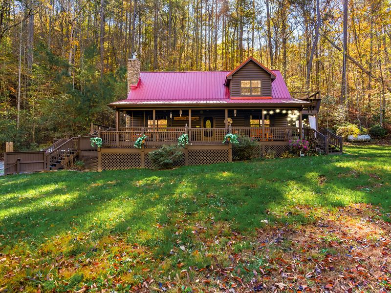 Ellijay Cabin Retreat, Trout Pond : Ellijay : Gilmer County : Georgia