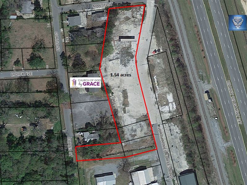 Commercial Lot Houston County : Warner Robins : Houston County : Georgia