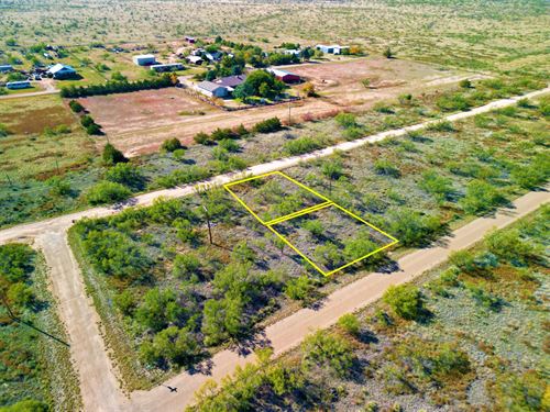 Double Lot, Utilities Near Lake : Fritch : Moore County : Texas