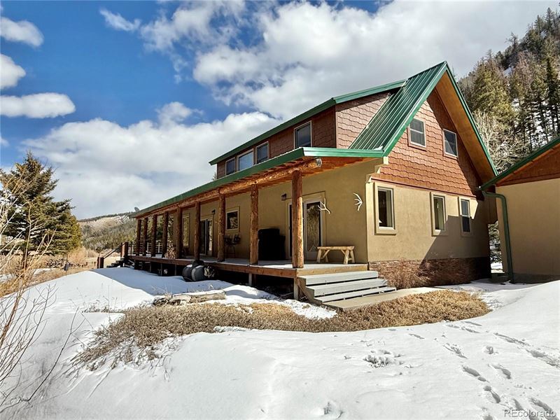 Beautiful Mountain Home : Villa Grove : Saguache County : Colorado