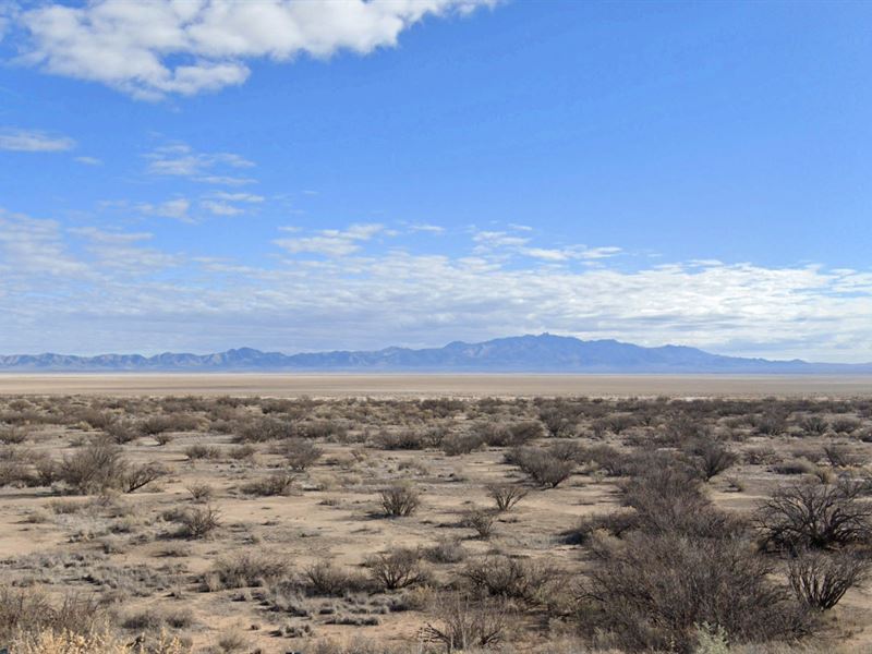 Open Dry Lake with Electric Nearby : Cochise : Cochise County : Arizona
