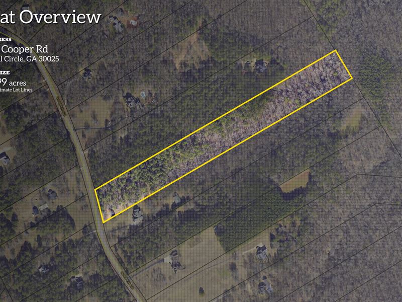 10+ Private Acres : Social Circle : Newton County : Georgia