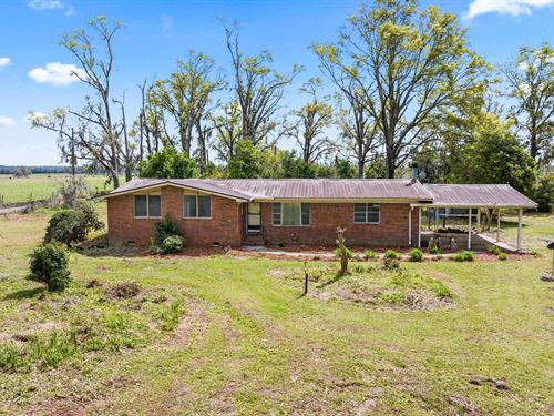 Classic Mid-Century Brick Home : Jennings : Hamilton County : Florida