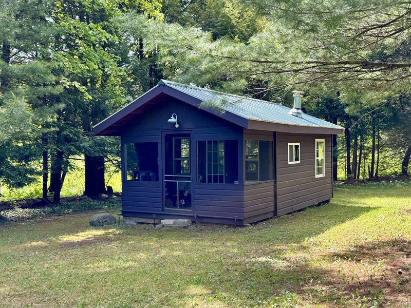 Rustic Camp and Full Time Residence : Cleveland : Oneida County : New York