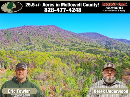 25.5 Unrestricted Acres Outside : Old Fort : McDowell County : North Carolina