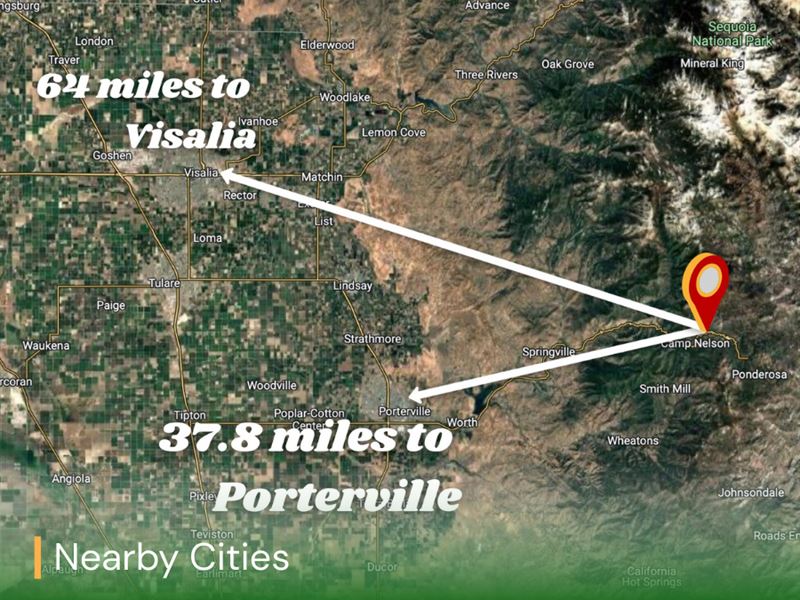 .39 Acre Vacant Lot in Springville : Springville : Tulare County : California