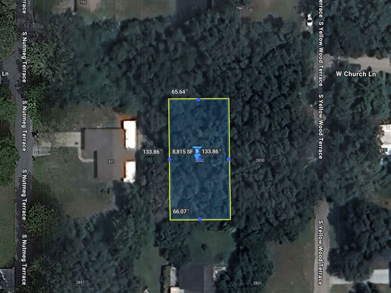 Citrus County .21 Acre Lot for Sale : Lecanto : Citrus County : Florida
