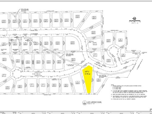 Olde Towne Subdivision Lot 2 : Pontotoc : Mississippi