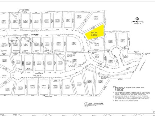 Olde Towne Subdivision Lot 34 : Pontotoc : Mississippi
