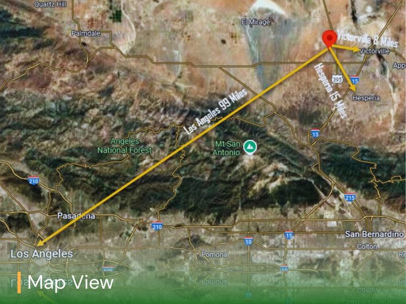 4.62 Acre Lot in Adelanto, CA : Adelanto : San Bernardino County : California